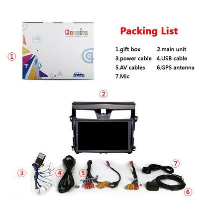 Octa-Core 10.2" Android 8.0 Navigation Radio for Nissan Teana Altima 2013 - 2017 4 GB RAM - Smart Car Stereo Radio Navigation | In-Dash audio/video players online - Phoenix Automotive