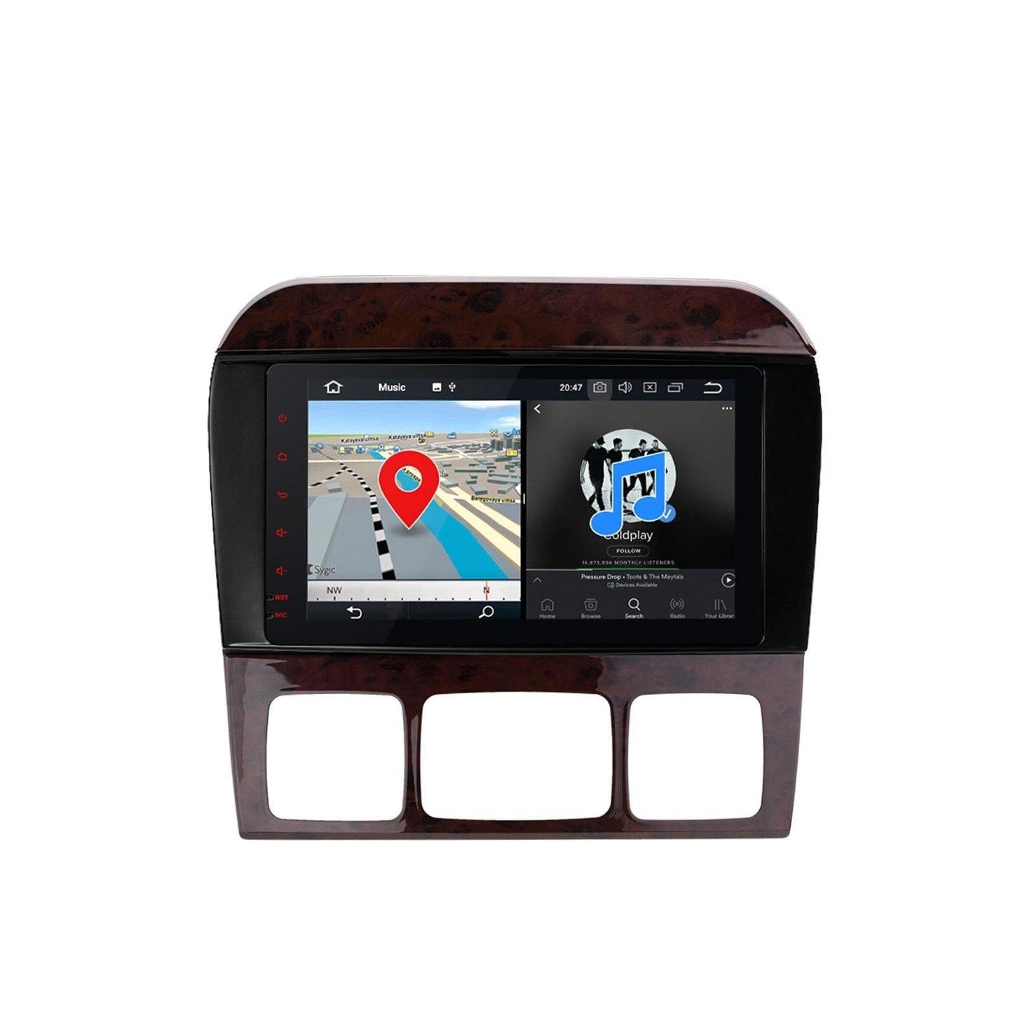 9" Octa-Core Android Navigation Radio for Mercedes-Benz S-class 1998 - 2005 - Smart Car Stereo Radio Navigation | In-Dash audio/video players online - Phoenix Automotive