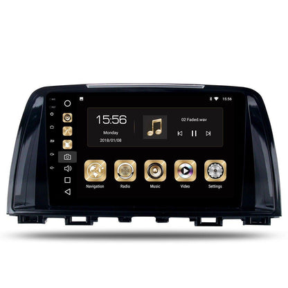9" Octa-Core Android Navigation Radio for Mazda 6 2009 - 2013 In-Dash audio/video players head unit stereo online Phoenix Automotive Android Radio Tesla-style T-style XL Large screen Vertical screen big screen Linkswell inc x knob joying Aucar auto AutoTecPro Navigation Systems Rhino dasaita American muscle nifty city merge screens seicane car radio