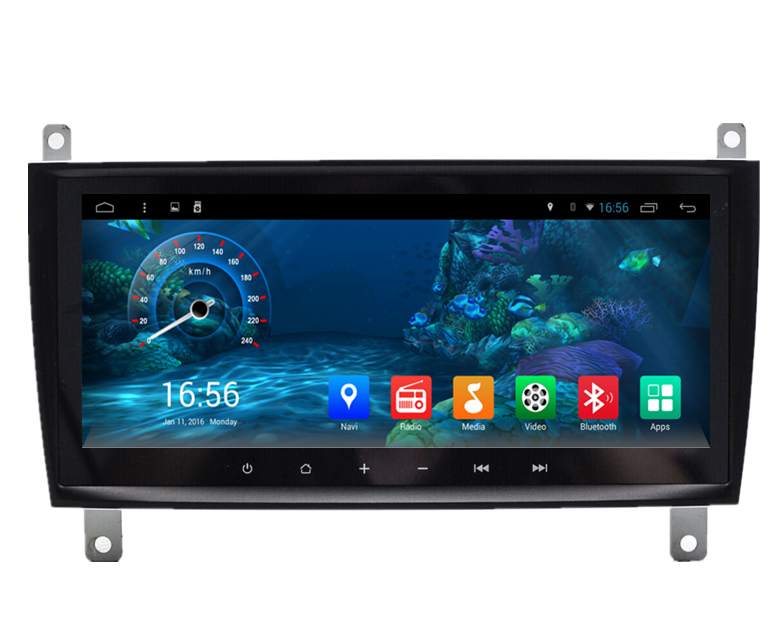 8.8" Octa-core Metal Trim Android Navigation Radio for Mercedes Benz C CLK W203 C200 C230 C320 CLK350 - Phoenix Android Radios