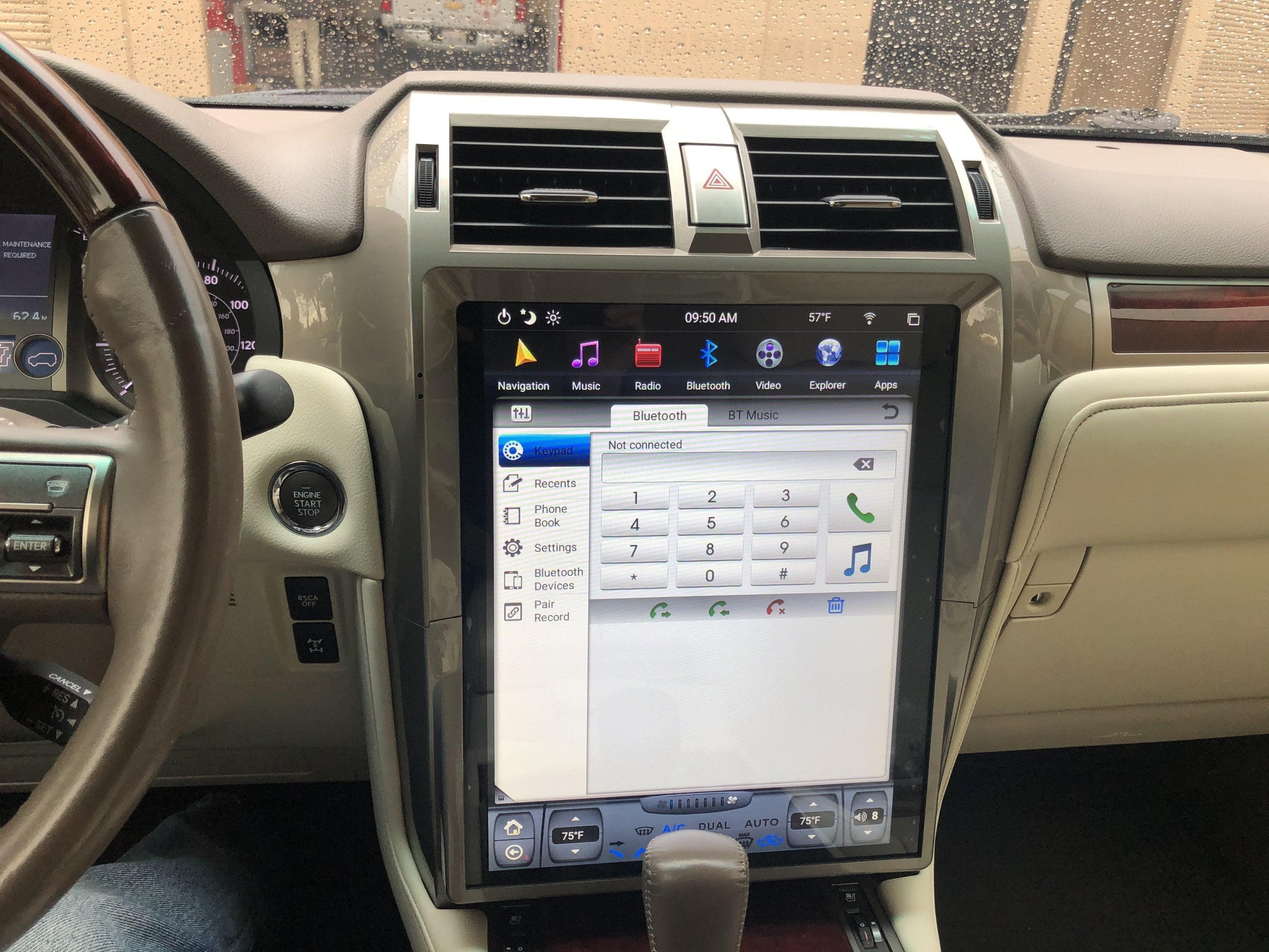 OPEN BOX [ PX6 Six-core ] 15" Android 9 Fast boot Navigation Radio for Lexus GX 400/460 2010 - 2018 - Smart Car Stereo Radio Navigation | In-Dash audio/video players online - Phoenix Automoti