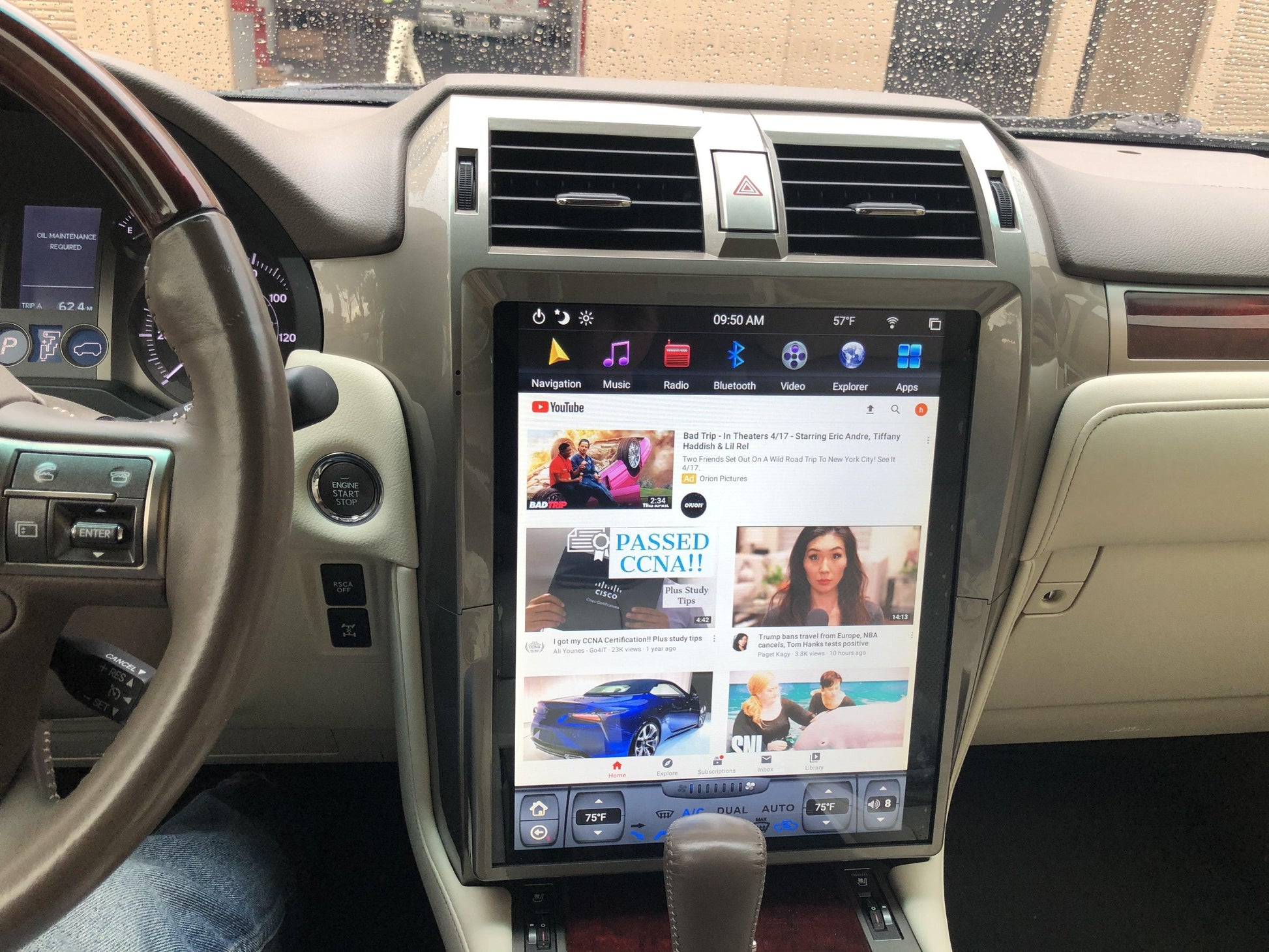 OPEN BOX [ PX6 Six-core ] 15" Android 9 Fast boot Navigation Radio for Lexus GX 400/460 2010 - 2018 - Smart Car Stereo Radio Navigation | In-Dash audio/video players online - Phoenix Automoti