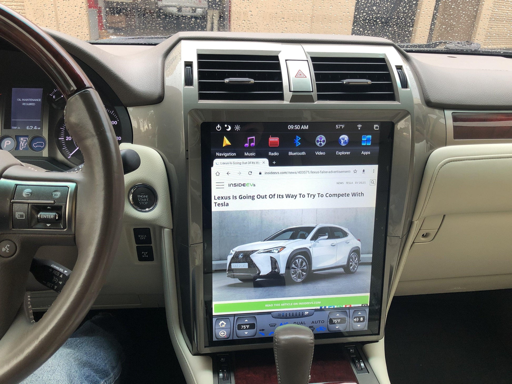 OPEN BOX [ PX6 Six-core ] 15" Android 9 Fast boot Navigation Radio for Lexus GX 400/460 2010 - 2018 - Smart Car Stereo Radio Navigation | In-Dash audio/video players online - Phoenix Automoti