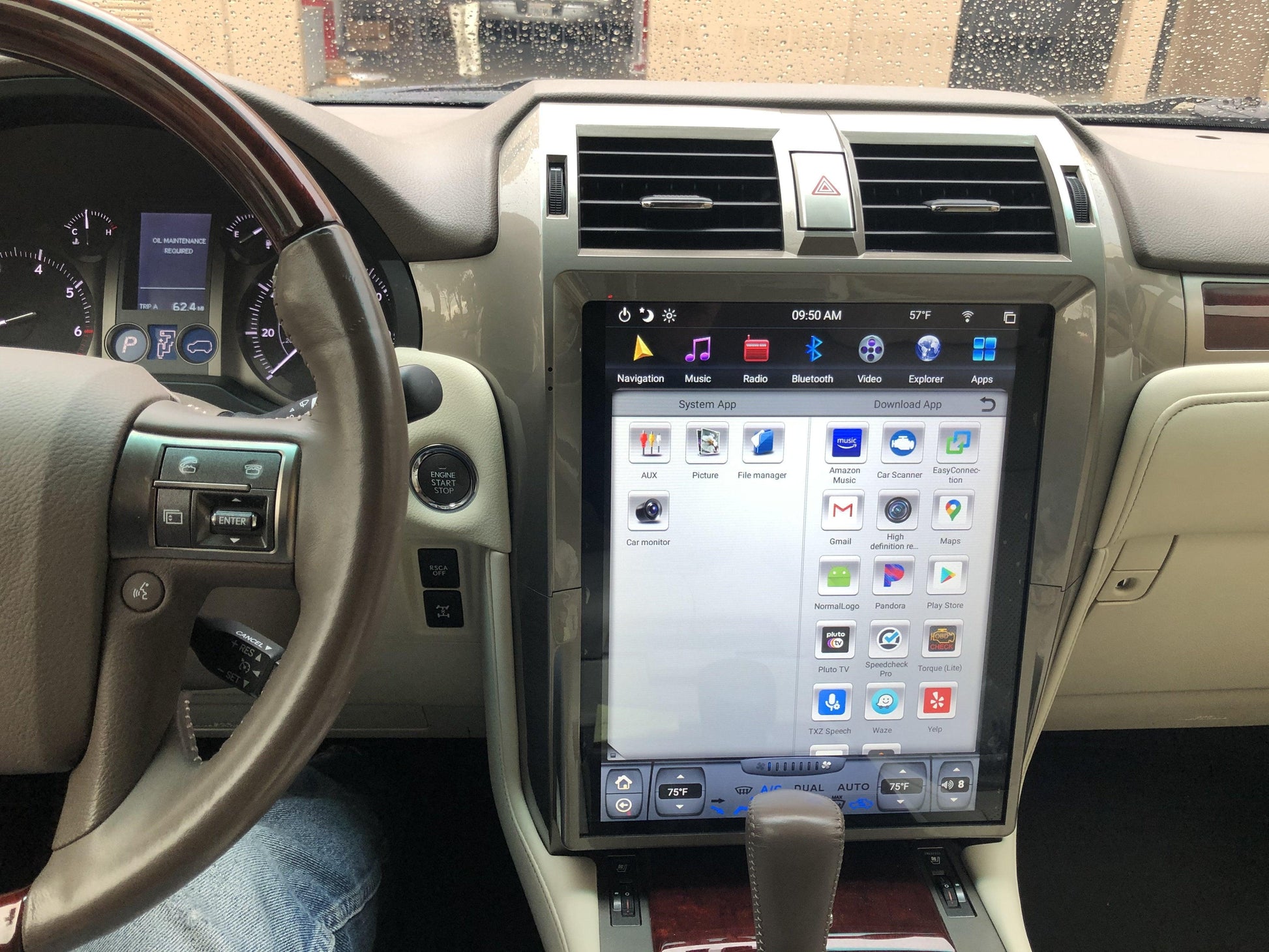 OPEN BOX [ PX6 Six-core ] 15" Android 9 Fast boot Navigation Radio for Lexus GX 400/460 2010 - 2018 - Smart Car Stereo Radio Navigation | In-Dash audio/video players online - Phoenix Automoti