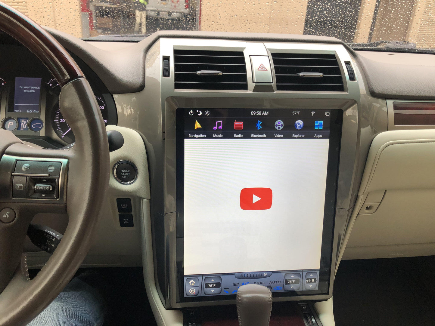 OPEN BOX [ PX6 Six-core ] 15" Android 9 Fast boot Navigation Radio for Lexus GX 400/460 2010 - 2018 - Smart Car Stereo Radio Navigation | In-Dash audio/video players online - Phoenix Automoti