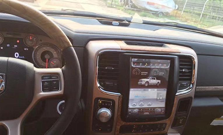 [ PX6 SIX-CORE ] 10.4" Android 9 Fast Boot Vertical Screen 1 button Navi Radio for Dodge Ram 2013 - 2018 - Phoenix Android Radios