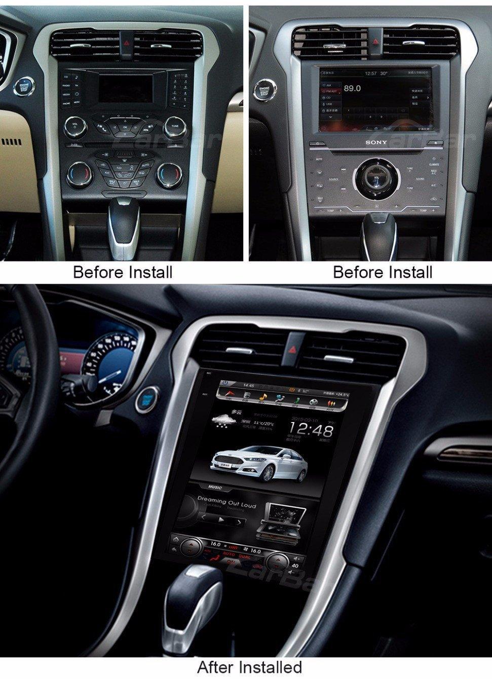 [Open-box] 12.1" Vertical Screen Android Navigation Radio for Ford Fusion Mondeo 2013 - 2020 - Smart Car Stereo Radio Navigation | In-Dash audio/video players online - Phoenix Automotive