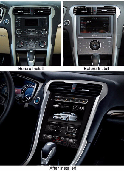 [Open-box] 12.1" Vertical Screen Android Navigation Radio for Ford Fusion Mondeo 2013 - 2020 - Smart Car Stereo Radio Navigation | In-Dash audio/video players online - Phoenix Automotive