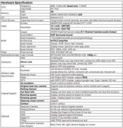 [Open-box] 12.1" Vertical Screen Android Navigation Radio for Ford Fusion Mondeo 2013 - 2020 - Smart Car Stereo Radio Navigation | In-Dash audio/video players online - Phoenix Automotive